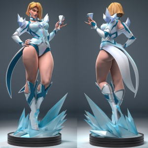 Emma Frost Rivals 3D Model