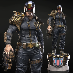 Judge Dredd 3D Model