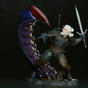 The Witcher 3D Model