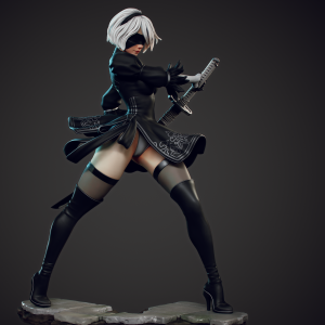 2b Nier Automata 3D Model