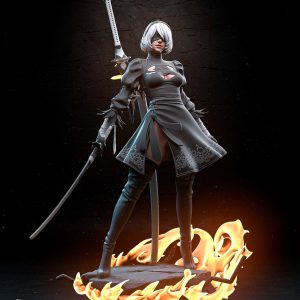 2b Nier Automata 3D Model