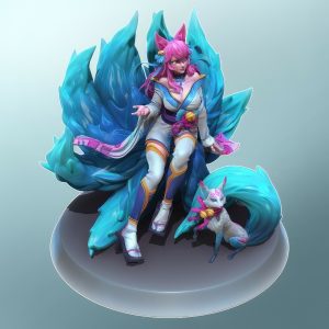 Ahri From League of Legend 3D Model