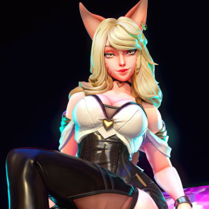 Ahri League of Legends 3D Model