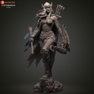 Alleria Windrunner 3D Model