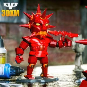 Armoured Mon Star Chibi 3D Model