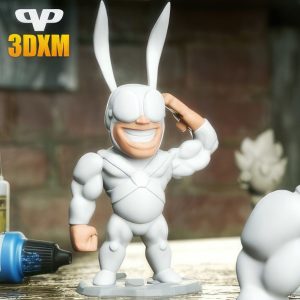 Arthur The Tick Chibi 3D Model
