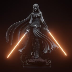 Asajj Ventress 3D Model