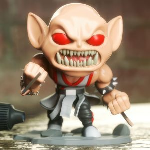 Baraka Chibi 3D Model