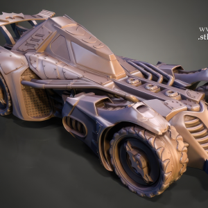 Batmobile 3D Model