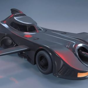 Batmobile 1989 3D Model