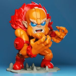 Beast Man Chibi 3D Model