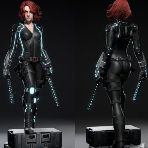 Black Widow 3D Model