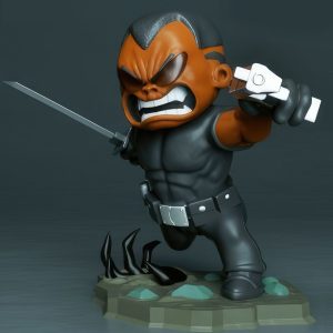 Blade Chibi 3D Model