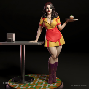 Broke Girls 3D Model