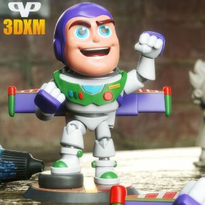 Buzz Lightyear Chibi 3D Model