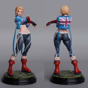 Cammy Street Fighter 3D Model