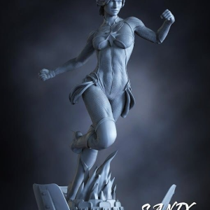 Captain Marvel 3D Model