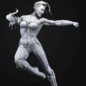 Captain Marvel 3D Model