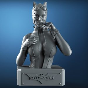Catwoman Bust 3D Model