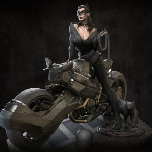Catwoman bike 3D Model