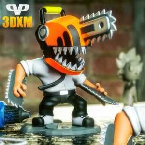 Chainsaw Man Chibi2 3D Model