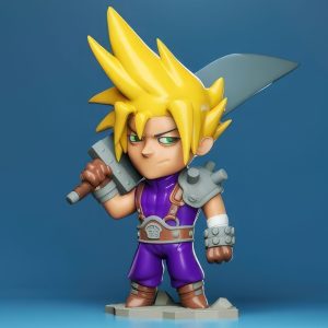 Cloud Chibi 3D Model