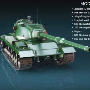 Conqueror Tank 3D Model