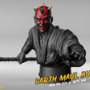 Darth Maul Bust 3D Model
