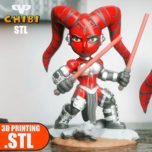 Darth Talon Chibi 3D Model