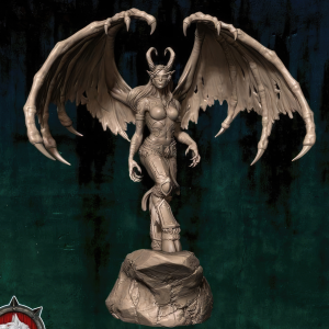 Demon Hunter Bust 3D Model