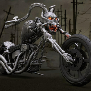 Devil Chopper 3D Model