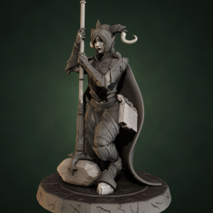 Draenei Yrel 3D Model