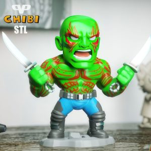 Drax Chibi 3D Model