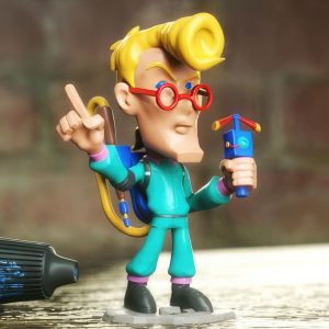 Egon Spengler Chibi 3D Model