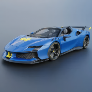 Ferrari SF90 XX Spider 3D Model