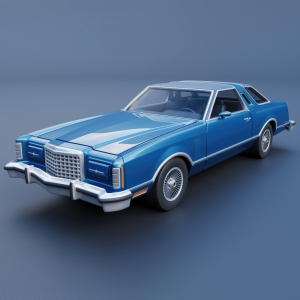 Ford Thunderbird 1977 3D Model