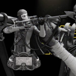 Grievous Warrior Bust 3D Model