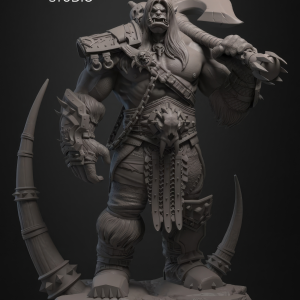 Grommash Hellscream 3D Model