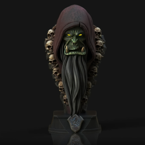Gul'dan Bust 3D Model