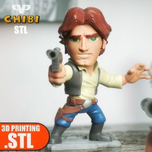 Han Solo Chibi 3D Model