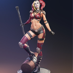 Harley Quinn Arlecchino 3D Model