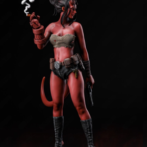Hellgirl 3D Model