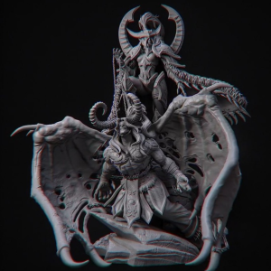 Illidan & Maiev 3D Model