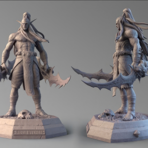 Illidan Stormrage 3D Model