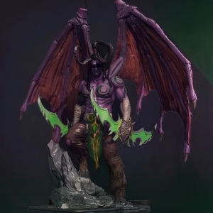 Illidan Stormrage 3D Model