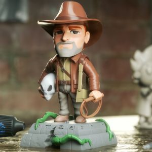 Indiana Jones Chibi 3D Model