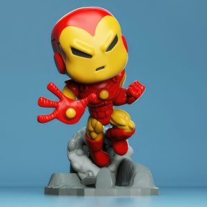 Iron-Man Chibi 3D Model