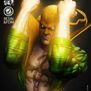 Iron Fist Bust 3D Model