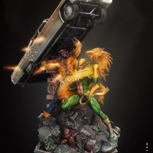 Iron Fist and Luke Cage 3D Model