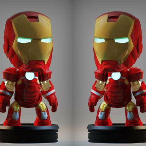 Iron Man Little Chibi 3D Model